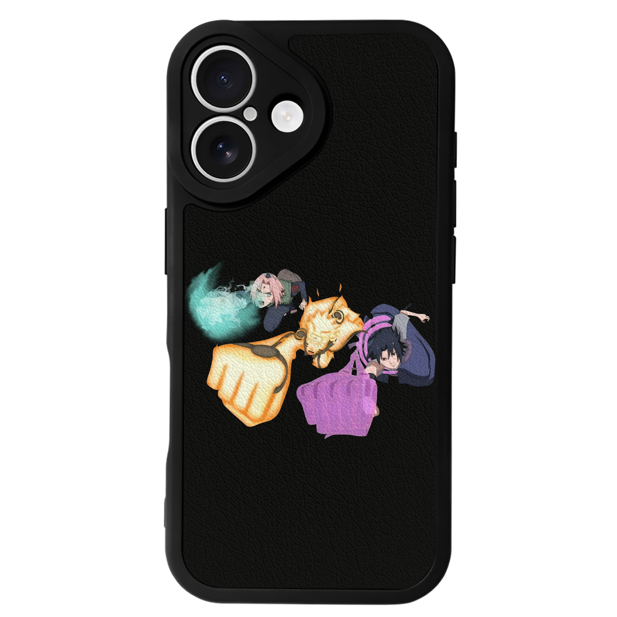 （画像用） NARUTO -ナルト- うずまき ナルト Uzumaki Naruto 【iPhone 16シリーズ対応】シリコンスマホケース（レザー調） 材質：シリコン
